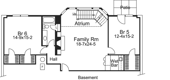 Lower Floor Plan: 77-190