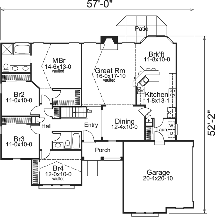 Main Floor Plan: 77-192