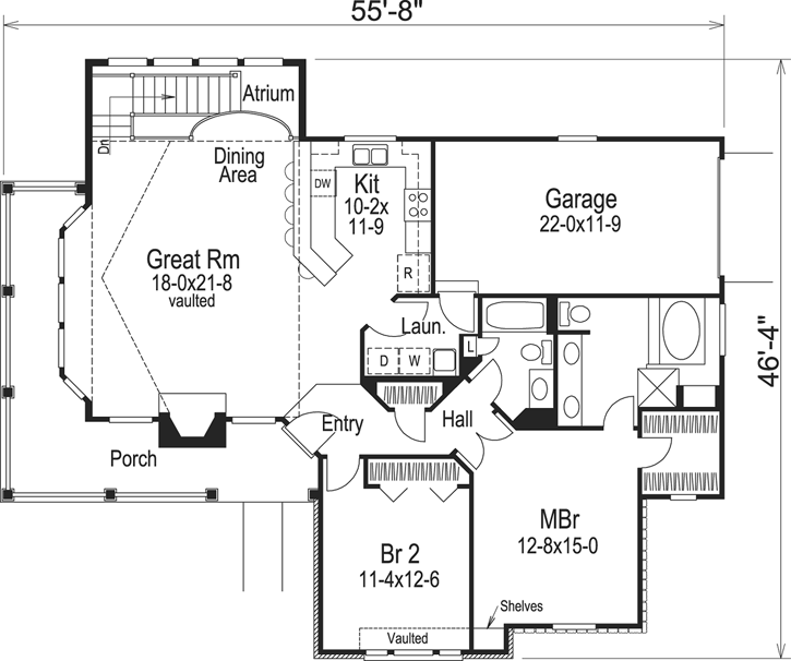 Main Floor Plan: 77-193