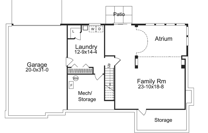 Lower Floor Plan: 77-194