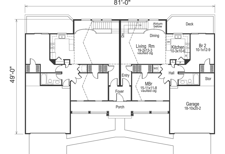 Main Floor Plan: 77-201