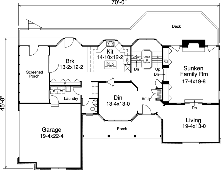 Main Floor Plan: 77-207