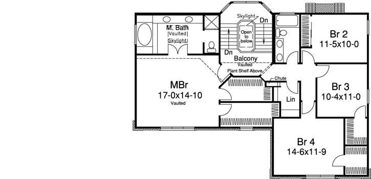 Upper/Second Floor Plan: 77-207