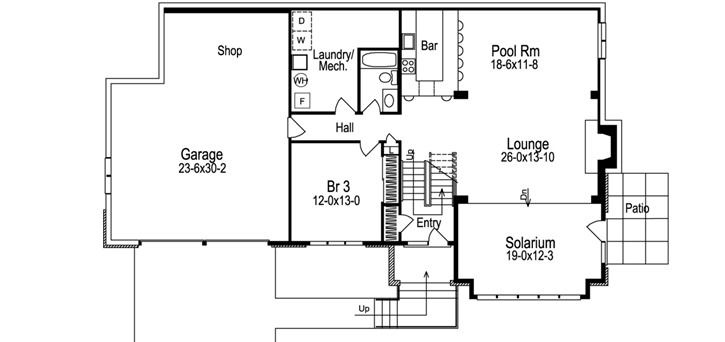 Lower Floor Plan: 77-208
