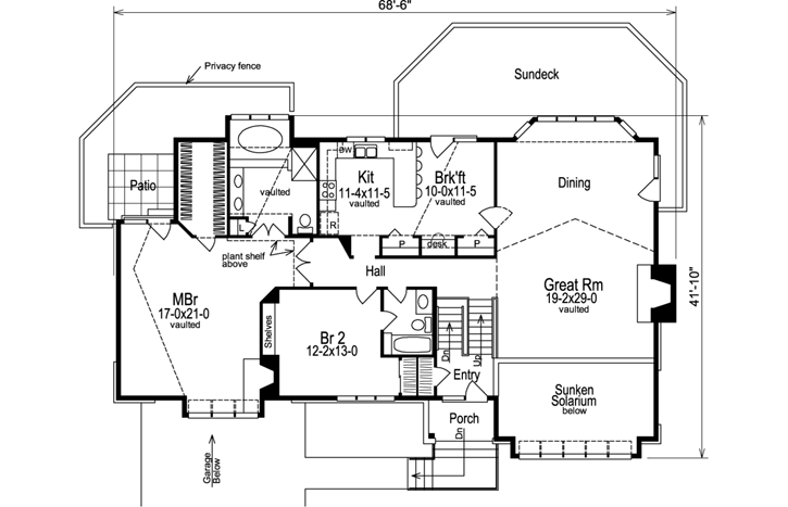 Main Floor Plan: 77-208