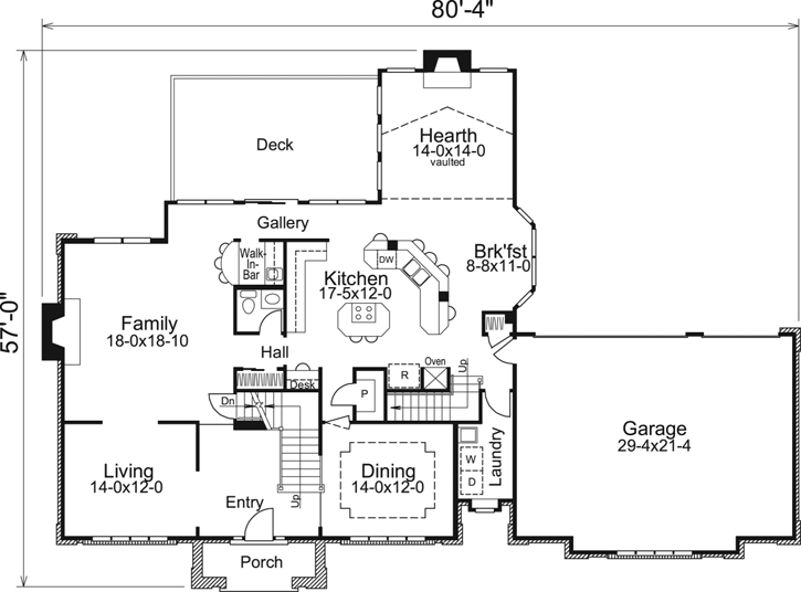 Main Floor Plan: 77-209