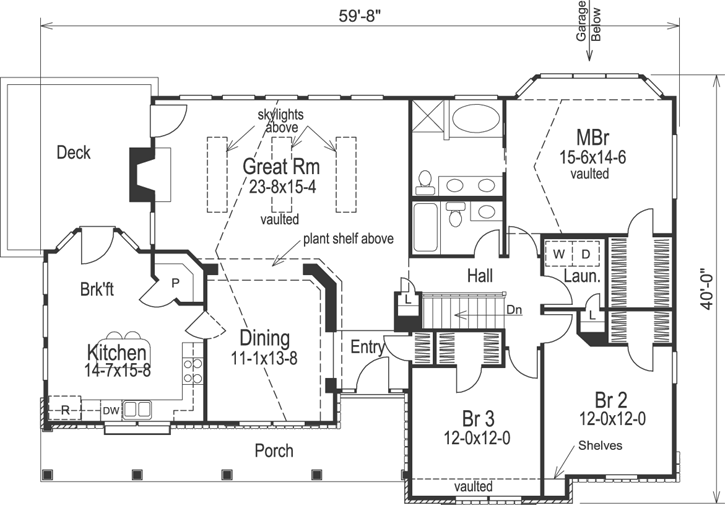 Main Floor Plan: 77-210