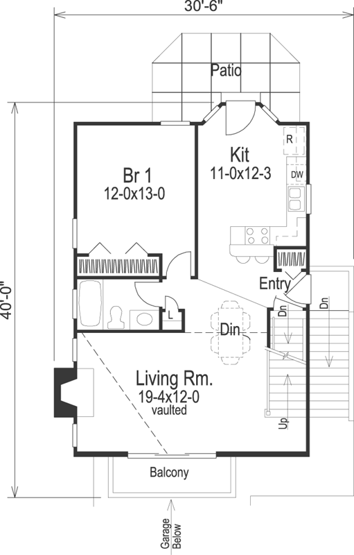 Main Floor Plan: 77-212