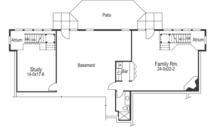 Lower Floor Plan: 77-214