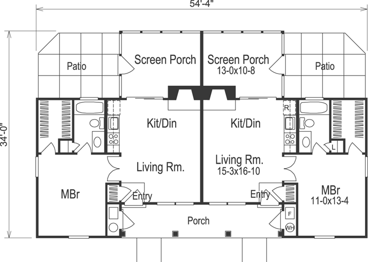 Main Floor Plan: 77-218