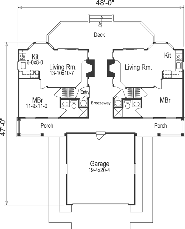 Main Floor Plan: 77-220
