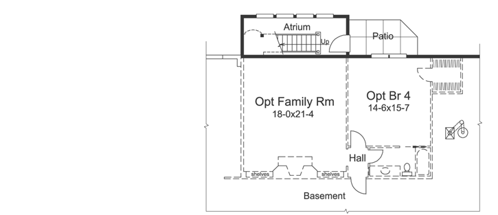 Lower Floor Plan: 77-223