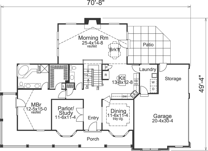 Main Floor Plan: 77-225