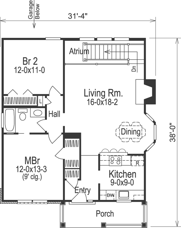 Main Floor Plan: 77-229