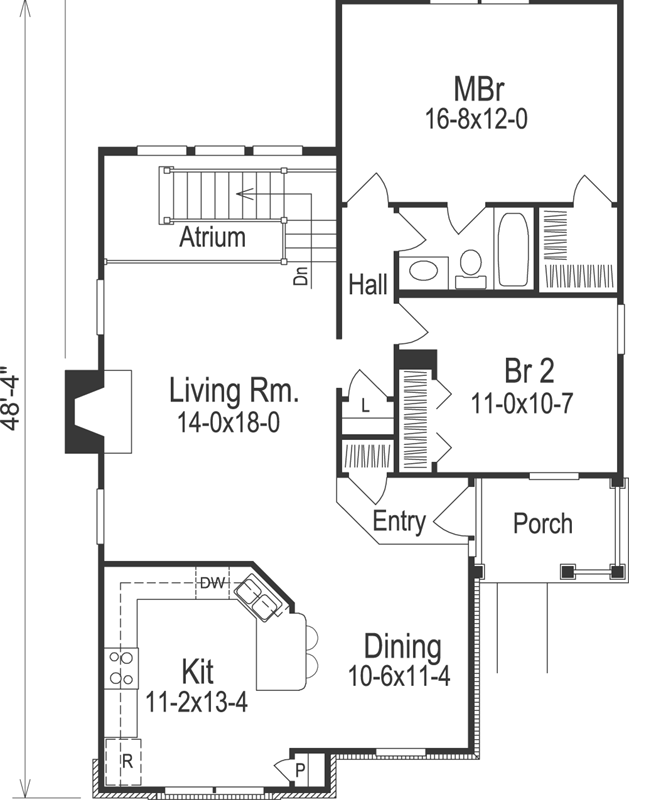 Main Floor Plan: 77-231