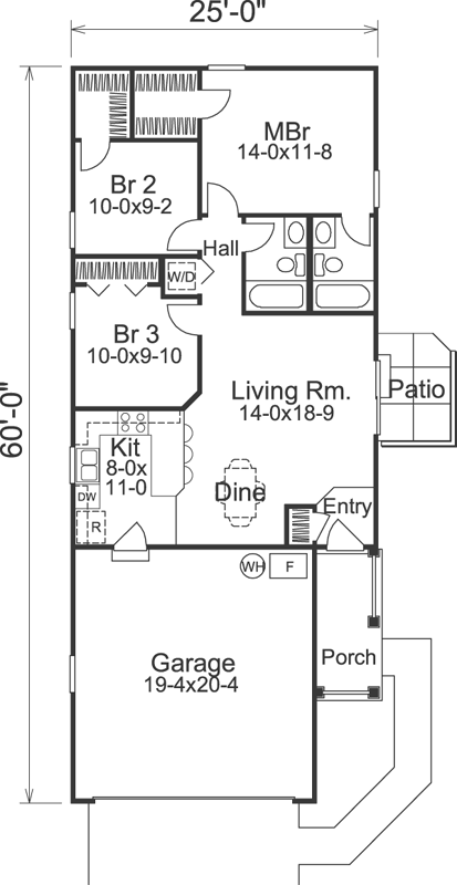 Main Floor Plan: 77-233