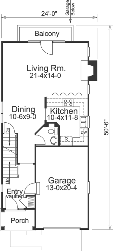 Main Floor Plan: 77-236