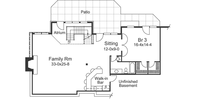 Lower Floor Plan: 77-241