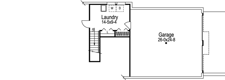 Lower Floor Plan: 77-244