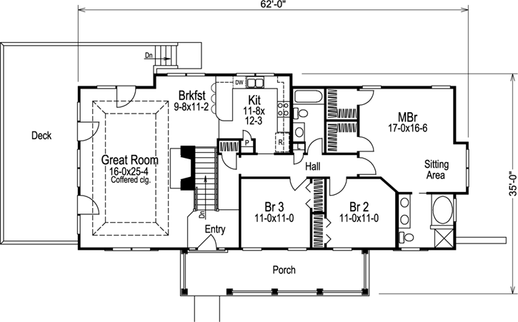 Main Floor Plan: 77-244