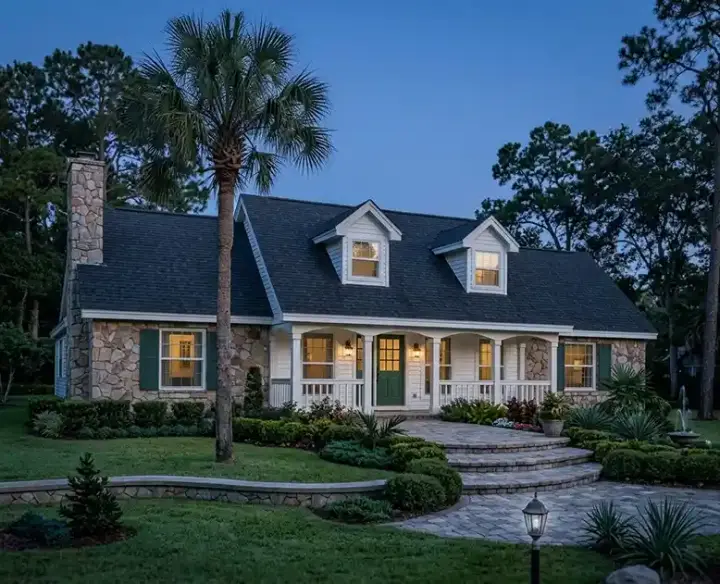 Country house plans 77-246 - front exterior, 1,559 sq ft, 3 bed, 2 bath house plans | Monster House Plans