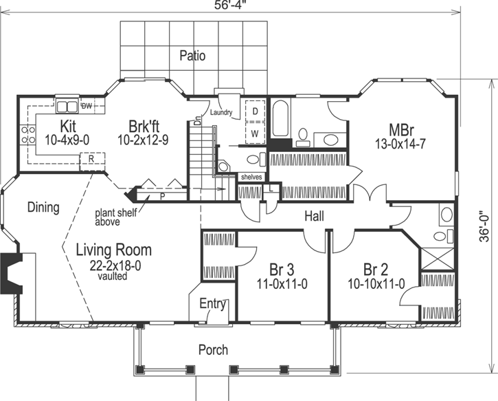 Main Floor Plan: 77-246