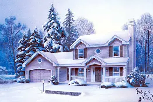 Traditional house plans 77-248 - front exterior, 1,308 sq ft, 3 bed, 1 bath house plans | Monster House Plans