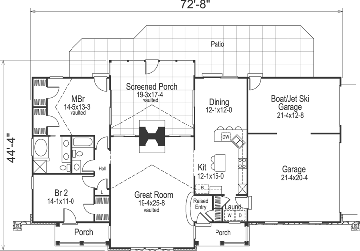 Main Floor Plan: 77-262