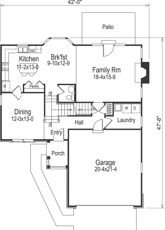 Main Floor Plan: 77-263