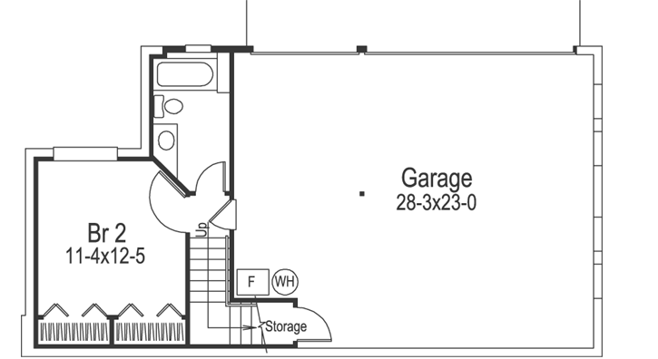 Lower Floor Plan: 77-264