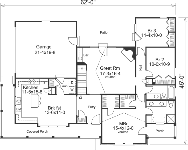 Main Floor Plan: 77-265