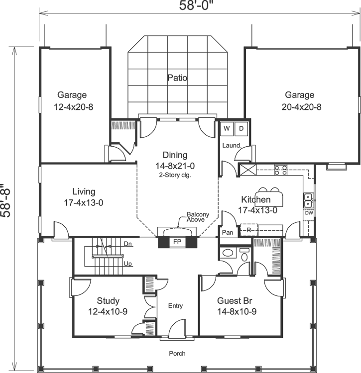 Main Floor Plan: 77-266