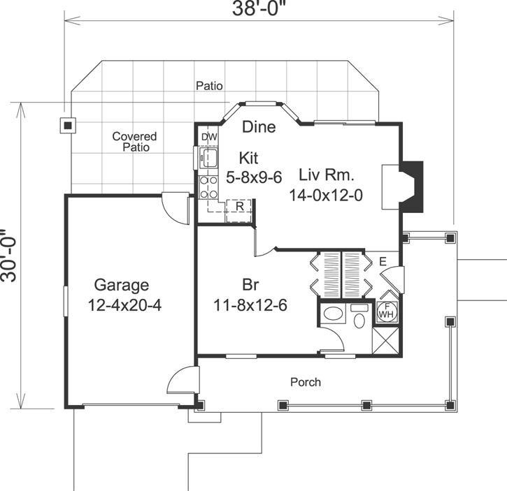 Main Floor Plan: 77-267