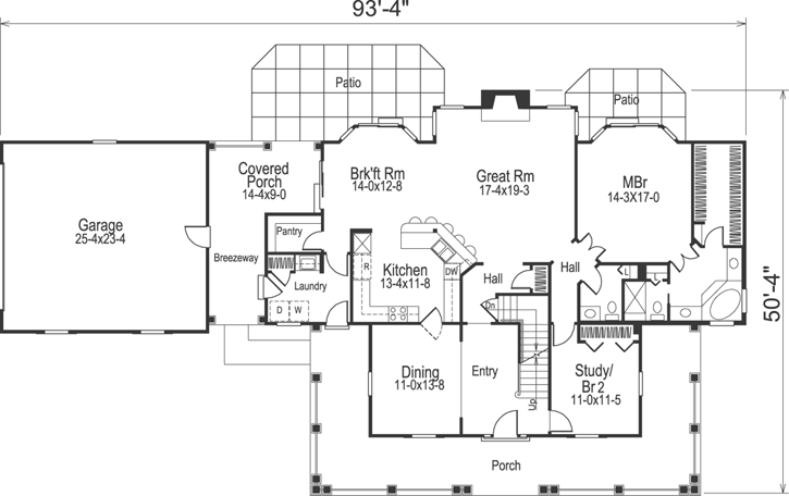 Main Floor Plan: 77-272