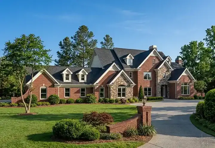 European house plans 77-274 - front exterior, 5,321 sq ft, 4 bed, 5 bath house plans | Monster House Plans