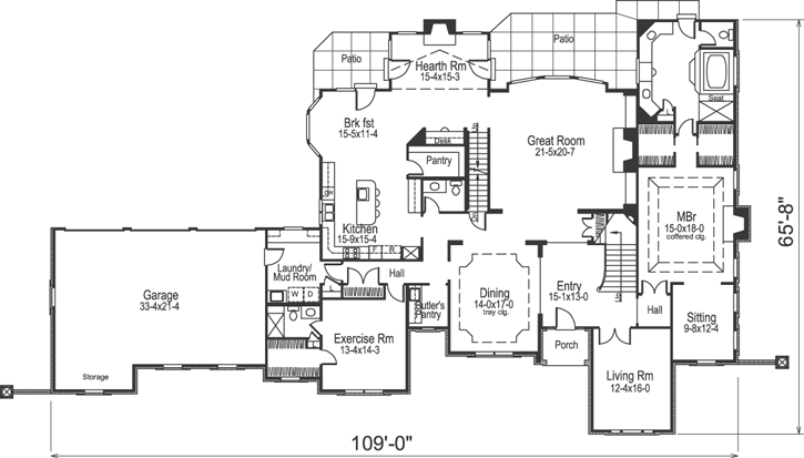 Main Floor Plan: 77-274