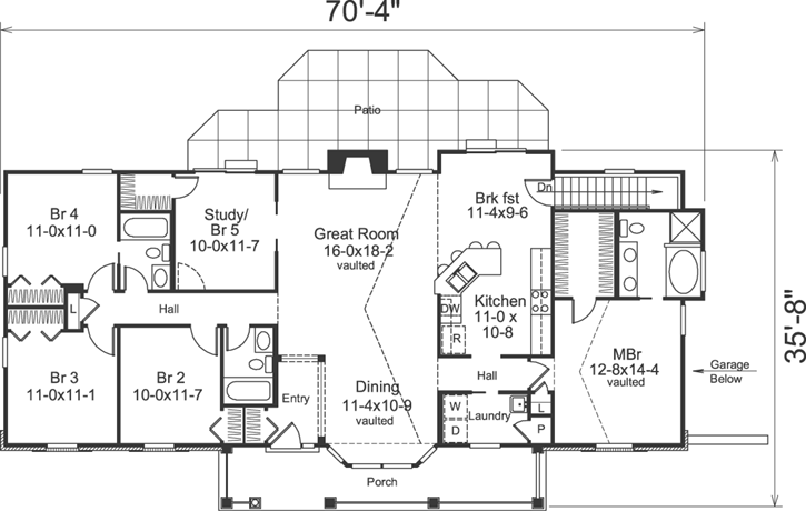 Main Floor Plan: 77-276