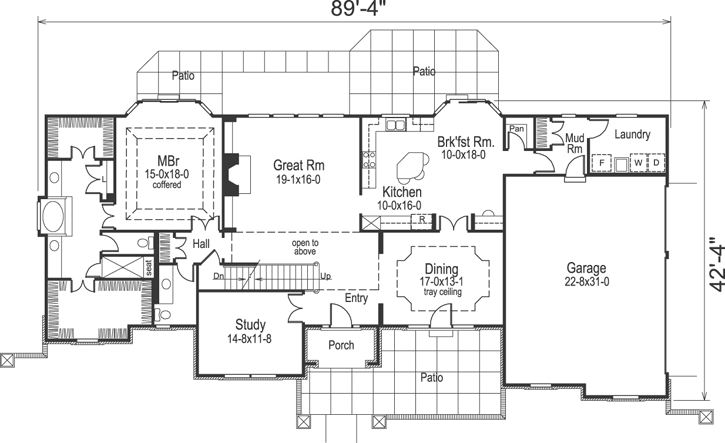 Main Floor Plan: 77-277