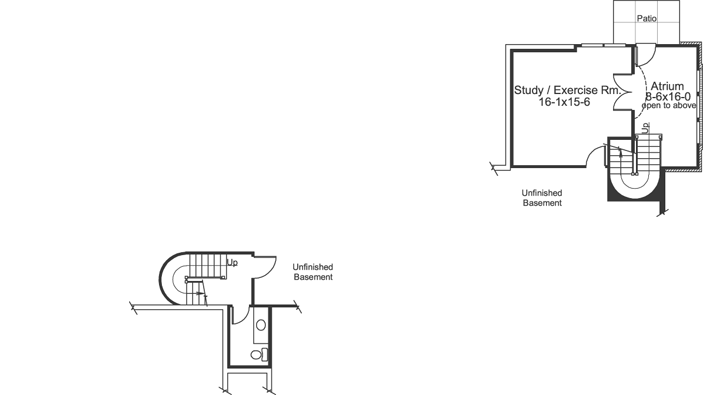 Lower Floor Plan: 77-290