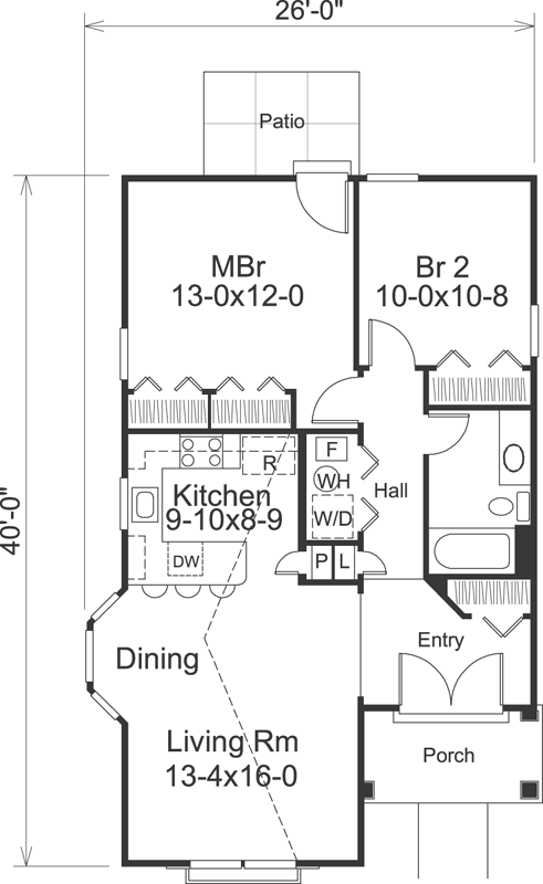 Main Floor Plan: 77-300
