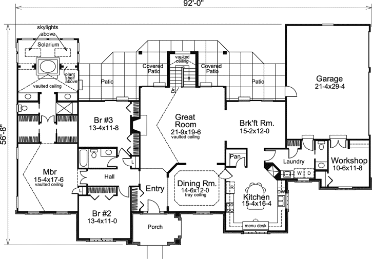 Main Floor Plan: 77-311