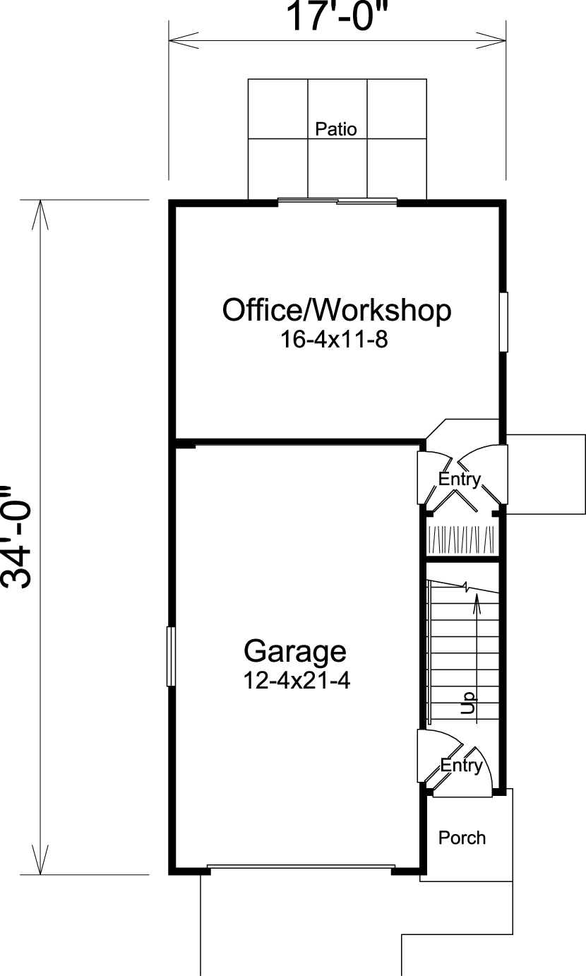 Main Floor Plan: 77-313