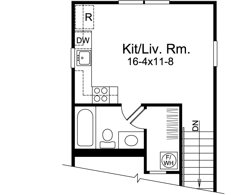 Upper/Second Floor Plan: 77-313
