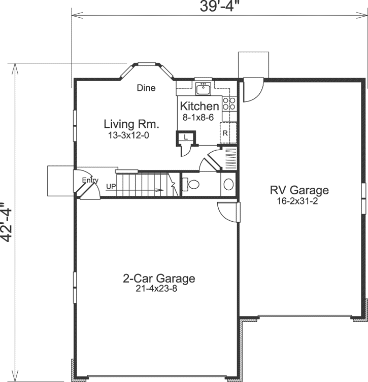 Main Floor Plan: 77-314