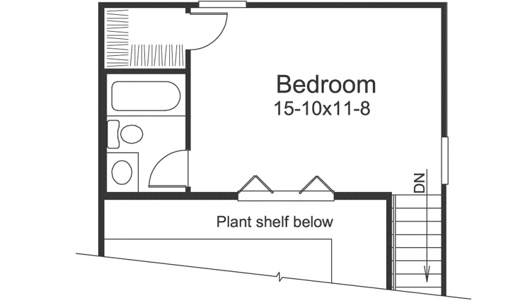 Upper/Second Floor Plan: 77-316