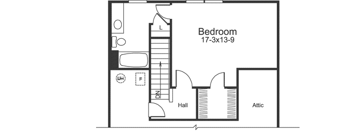 Upper/Second Floor Plan: 77-319
