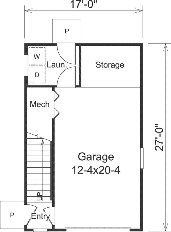 Main Floor Plan: 77-320