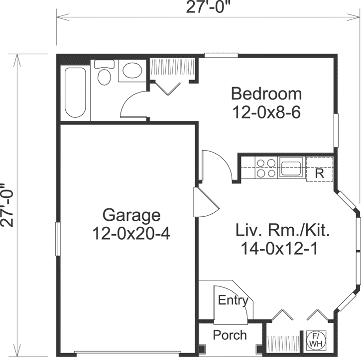 Main Floor Plan: 77-321