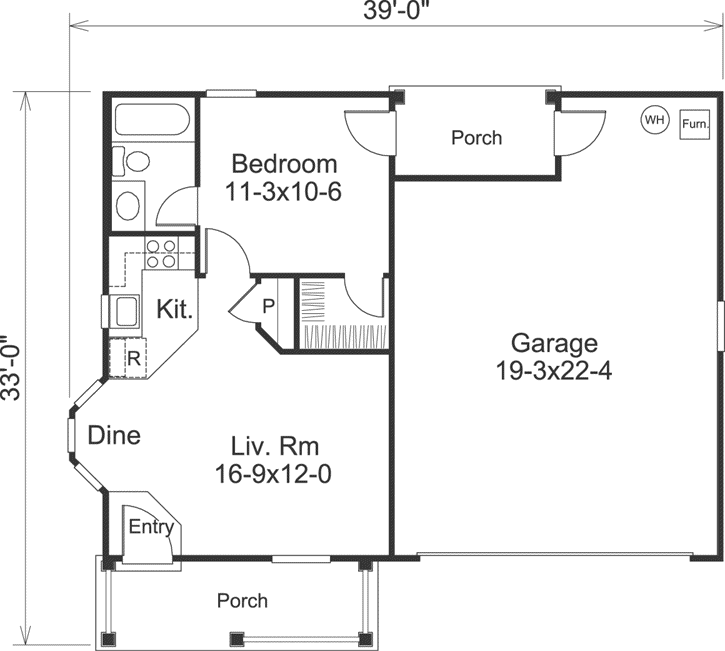 Main Floor Plan: 77-324