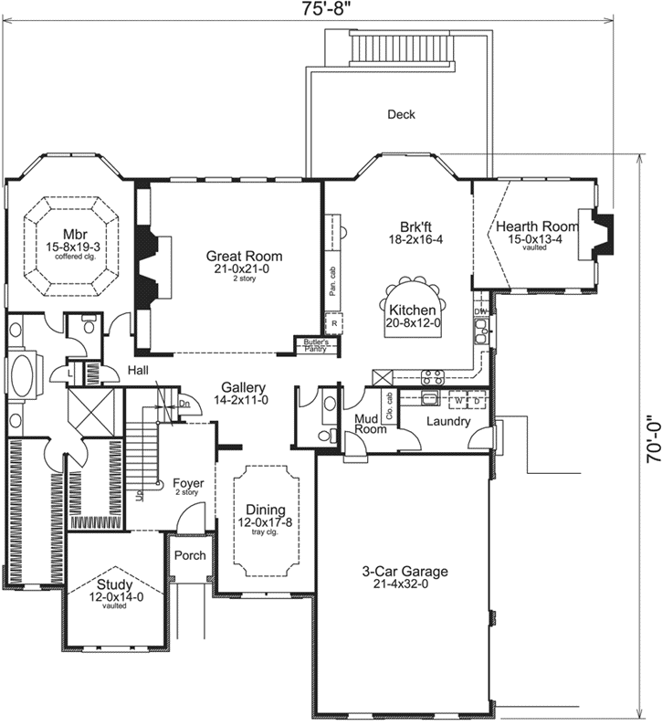 Main Floor Plan: 77-328